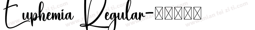 Euphemia Regular字体转换